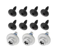 EMSea 1 juego de tornillos de fijación para bandeja inferior del motor, compatible con VW Golf MK7 R GTI, incluye 3 pernos de guardabarros y 8 tornillos de guardabarros inferiores