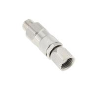 EMSea 1 Junta Giratoria de Alta Presión de 1/4 Pulgadas Macho - 1/4 Pulgadas Hembra Junta Giratoria de Lavadora de Alta Presión 66,2 X 16,9 Mm para Pulverizadores Sin Aire Conector de Manguera