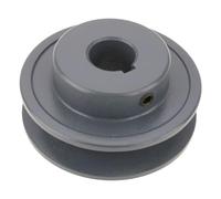 EMSea 1 polea de ranura única Ak2558 polea de 5/8 pulgadas de diámetro interior de apertura de 2.56 pulgadas OD para polea en V Ak2558 para compresores, motores, sierra de mesa, transmisión de polea