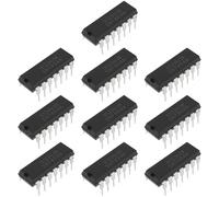 EMSea 10 Chips de Puerta L¨®gica de 6 Canales SN7404N con Inversor Hexagonal PDIP-14 para Aplicaciones de Procesamiento de Se?al Digital de 5 V