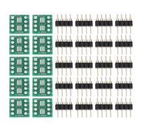EMSea 10 Piezas MSOP8 SOP8 SOIC8 A DIP8 Placa PCB Convertidora con Pin Chapado en Oro de 4 Pines para Reparación de Equipos Electrónicos de La Industria de Bricolaje de Laboratorio