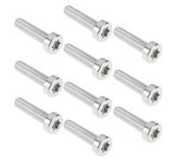 EMSea 10 tornillos Torx M5 x 20 mm T25 9022-371-1020 de acero inoxidable compatibles con sierra de corte Stihl TS400 TS410