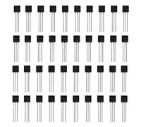EMSea 100pcs Transistor MOSFET de Canal N 2N7000 ESD Clasificado TO-92 0.3A 60V 3Pin Potencia Rectificadora Internacional para La Industria Doméstica Y Bricolaje