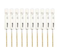 EMSea 10pcs Brocas de Vástago Hexagonal 1,5 Mm Broca Helicoidal de Vástago Hexagonal 1/4 de Pulgada Juego Brocas de Acero de Alta Velocidad para Vidrio Madera Acero Inoxidable Metal Plástico
