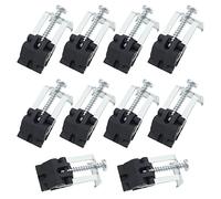 EMSea 10pcs Clips para Fregadero de Cocina Clips de Hardware de Reparación de Instalación Soporte de Sujeción para Cocina Baño Y Ducha 4.5x1.9cm Disponible en tamaños de 1,4-3,2 cm.