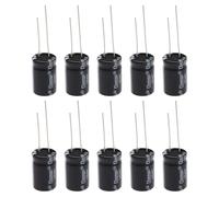 EMSea 10X Condensadores Electrolíticos de 1000 UF Y 35 V de Larga Duración 105 °C Adecuados para La Reparación de Fuentes de Alimentación de TV Y Aplicaciones Electrónicas (13 X 20 Mm)