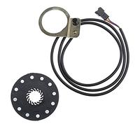EMSea 12 imanes con Sensor de Velocidad, Sistema de Asistencia al Pulso con Conector de 3 Pines Macho y Cable de 90 cm para Bicicleta eléctrica