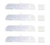 EMSea 12 Juegos Filtros Dispensadores Agua Gatos Esponjas Repuesto Filtro Dispensador de Agua para Mascotas 2,5 L Fuente Inalámbrica para Gatos de 17 X 3,5 X 0,8 Cm