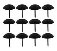 EMSea 12 pines para tapicería de muebles de uñas, color negro envejecido, accesorios para el hogar para sofá, cama, carpinteros, paredes, 25 x 25 mm