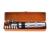 EMSea 13 Piezas Kit de Juego de Destornilladores de Impacto de Destornillador de Puntas de Tornillo de Impacto con Caja de Almacenamiento de Metal Adaptador Hexagonal de 1/2 Sq Y 8 Mm Puntas