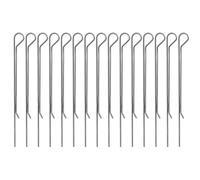 EMSea 15 Piezas de 11 Cm Portamechas de Vela Multifuncionales Herramienta de Centrado de Mecha de Metal Adecuada para Hacer Velas Accesorios de Bricolaje para Velas Plata