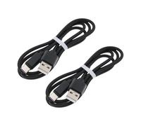 EMSea 2 cables de carga USB tipo C de hilo trenzado de nailon compatible con controlador PS5, 1 m