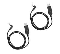 EMSea 2 cables de carga USB Walkie Talkie para intercomunicador, cable de carga USB, cable de alimentación compatible con Baofeng UV-5R UV-82 UV-9R Plus