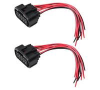 EMSea 2 conectores de faros delanteros de 12 pines 6189-7410 6181-6784 compatible con Honda Accord 2023-2024 LED completo delantero izquierdo derecho