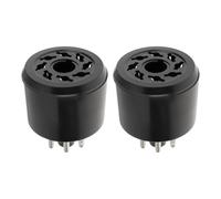 EMSea 2 Conectores de Protección para Tubo de Vacío de Baquelita de 8 Pines para KT88 5U4G 274B KT66 EL34 6CA7 GZ34 6V6 6L6 6SN7