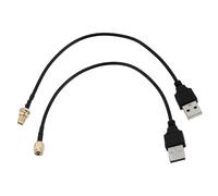 EMSea 2 conectores SMA macho/hembra a USB de cable coaxial RG174, longitud de 20 cm, para equipos electrónicos, depuración, transmisión de señal, equipo inalámbrico