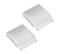 EMSea 2 Extensores de Correa de Reloj de 18mm Extensores de Correas Cierres de Extensi¨®n Eslabones de Acero Cepillado Ajuste Adicional Accesorio de Reparaci¨®n para Relojero PLATA