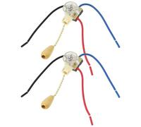 EMSea 2 Interruptores de 3 Velocidades Y 3 Cables 5-6 A 125 V 50 MΩ para Ventilador de Techo Lámpara de Araña 10 Cm/5 Cm