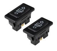 EMSea 2 Interruptores de Elevalunas Eléctricos de 6 Pines LED 12 V 24 V 10 A Color Negro