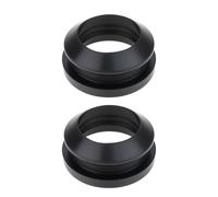 EMSea 2 juntas de poste central para lavadora W10814296 AP5983753, color negro, compatible con lavadora Whirlpool