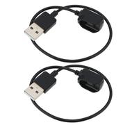 EMSea 2 Piezas Cable de Carga de Repuesto para Auriculares USB de Adaptador de Carga Compatible con Plantronics Auriculares Voyager Legend Color Negro (27 Cm) 5 V/1 A