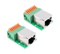 EMSea 2 Piezas Conector Ethernet RJ45 8P8C para Cable de Red CAT5 CAT6 Y Terminación de Enrutador.