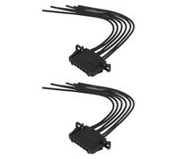 EMSea 2 Piezas de Arnés de Reparación de Coche con Conector de 6 Pines 3B0972706 Compatible con VW