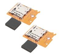 EMSea 2 Piezas TF Ranura para Tarjeta SD Lector de Tarjetas SD Placa Lectora de Tarjetas TF Ranura para Tarjeta SD Pieza de Reparación Compatible con Nintendo Tarjeta de Memoria Switch