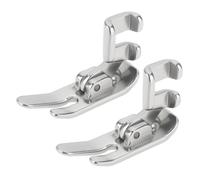 EMSea 2 Prensatelas para Máquinas de Coser 45321 Prensatelas de Puntada Recta de Vástago Bajo de 10 Mm de Ancho Compatible con Brother Compatible con Kenmore Compatible con Singer