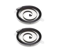 EMSea 2 resortes de arranque de retroceso de 2 agujeros 4224 190 0600 compatible con sierras de corte Stihl TS410 TS420, resorte de arranque para máquina de corte