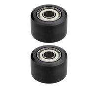 EMSea 2 Rodillos Frontales para Lijadora de Banda Neumática de 20 X 14 Mm para Lijadora de Banda de 20 X 520 Mm Pulido Y Rectificado.