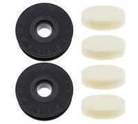 EMSea 2 uds Soporte de Cadena de Bicicleta con Anillos de Esponja reemplazo para desviadores de 1/8 Pulgadas 12mm Eje pasante Herramienta de Mantenimiento de Cadena de Bicicleta