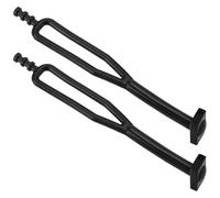 EMSea 2 Unidades Correa de Goma para Caballete Lateral de Motocross Compatible con KTM EXC 125 Compatible con Husaberg TE/FE 2009-2014 OE 50303018000 Longitud 141 Mm Color Negro