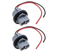 EMSea 2 UNIDS T20 Portalámparas 7440 Adaptador de Portalámparas Base de Luz Conector de Enchufes de Arnés Conectores de Cableado Precableados para Auto Camión Remolque Barco Caravana