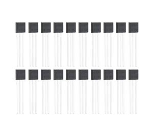 EMSea 200PCS BC547 TO-92 NPN Transistor 0.1A 45V para Proyecto Electrónico DIY Panel Solar Cargador Circuito Desarrollo de Producto Fuente de alimentación conmutada