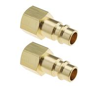 EMSea 2pcs Boquillas Enchufe Aire Comprimido NW 7,2 con Rosca Interna 1/4 Pulgadas para Conexión Aire Comprimido Accesorios Manguera Aire Compresor Aire Conector Macho Conexión Rápida