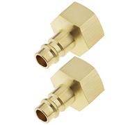 EMSea 2pcs Boquillas Enchufe Aire Comprimido NW 7,2 con Rosca Interna de 1/2 Pulgada para Conexión Aire Comprimido Accesorios Manguera Aire Compresor Aire Conector Macho Conexión Rápida