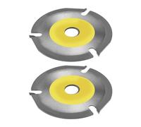 EMSea 2pcs Discos Hoja Sierra Circular para Madera TCT de 125 Mm Y 22,23 Mm Diámetro Hoja Sierra 3T para Amoladora Angular Tallado Madera Escultura Modelado Ranurado Y Corte