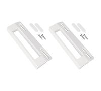 EMSea 2X Tiradores de Plástico Blanco con Tornillos de 185 X 60 Mm para Paneles de Puertas de Refrigeradores Y Congeladores.
