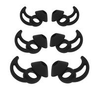 EMSea 3 Pares de Fundas para Auriculares Ganchos para Las Orejas de Silicona Ganchos para Las Orejas Puntas para Auriculares Internos con Alas Compatibles con Bo-se QuietComfort SML Negro