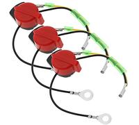 EMSea 3 piezas de interruptor de parada de encendido y apagado del motor compatible con GX110 GX120 GX160 GX200 GX240 GX270 GX340 GX390 piezas de repuesto para cortacésped