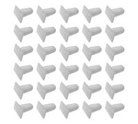 EMSea 30 Piezas Clip de Tira de Fijación para Umbral de Puerta de Coche Moldura de Plástico Blanco Retenedor de Sujetador de Ajuste Protector 5147184096