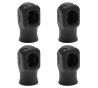 EMSea 4 conectores de resorte de gas de plástico para puerta trasera de coche, accesorios de resorte de aire para maletero, capó, conversión de coche, caravanas, M6 x 9,5 mm