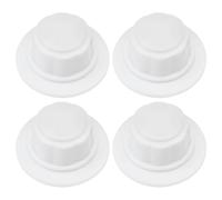 EMSea 4 Piezas Cubierta Tuerca Ventilador Eléctrico Compatible con Ventiladores 12/14/16 Pulgadas Compatible con Varios Modelos Cubierta Tuerca Ventilador Pedestal Suministros Ventiladores Tapas