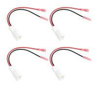 EMSea 4 Piezas de Bocina para Altavoz de Coche Adaptador de Línea Trasera con Conector de 2 Pines Compatible con Fiat 500 Compatible con Alfa Romeo