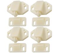 EMSea 4 Piezas de Tope de Pestillo de Plástico para Puerta de Armario Caravana Armario Autocaravana Barco Accesorios de Sujeción Fuerte (Tipo A)