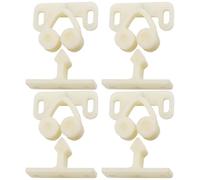 EMSea 4 Piezas de Tope de Pestillo de Plástico para Puerta de Armario Caravana Armario Autocaravana Barco Accesorios de Sujeción Fuerte (tipo D)