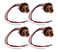 EMSea 4 Piezas Portalámparas T20 W21 de 5 W con Adaptadores para Luces de Freno Intermitentes Y Marcha Atrás