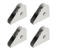 EMSea 4 poleas de acero inoxidable para mástil de bandera de 7 x 5,2 x 1,6 cm para elevación de bandera