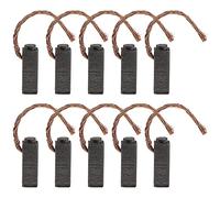 EMSea 5 pares de escobillas de carbón 5 x 6 x 14 mm motor piezas de repuesto universales de herramienta eléctrica para amoladora angular lijadora orbital